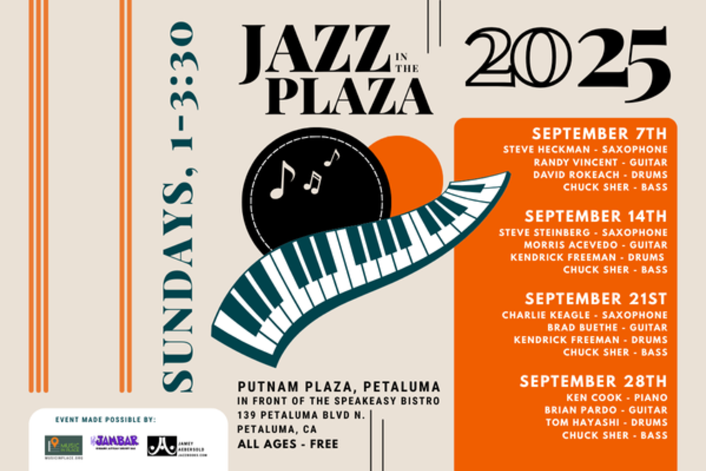Jazz in the Petaluma Plaza 1