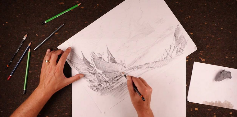 Stage Arts plastiques « Paysages fantastiques » 1