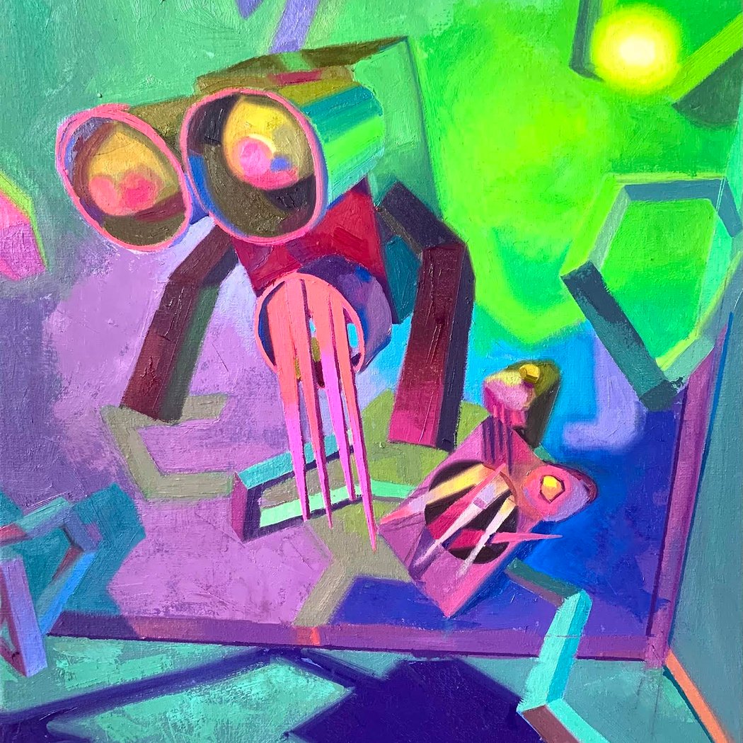 Distant Existence: Paintings by Samuel Kampelman 1