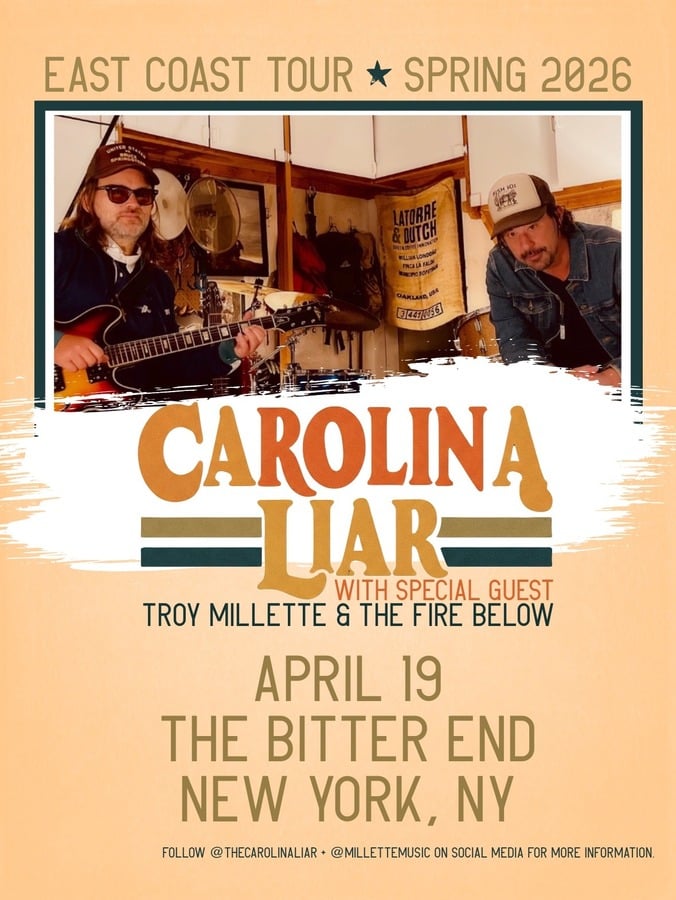 Carolina Liar with Troy Millette & the Fire Below 1