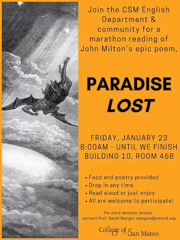 Paradise Lost Marathon Reading 1