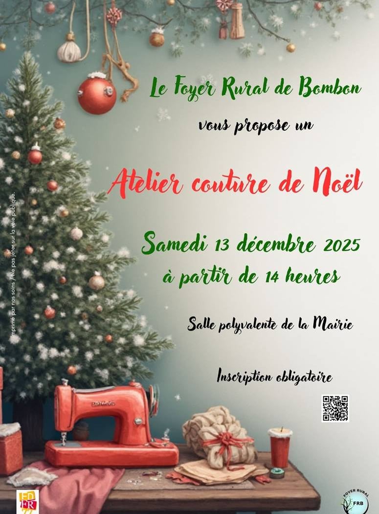 Atelier couture de Noël 1