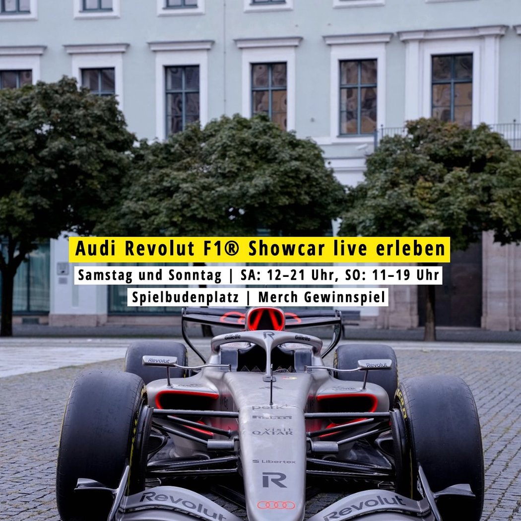 Audi Revolut F1® Showcar live erleben