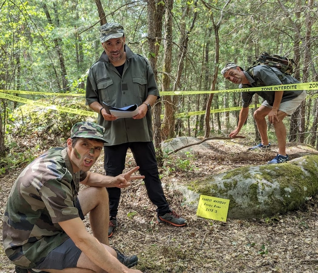 Escape game Fontainebleau Forest Mystery jeu extérieur 4