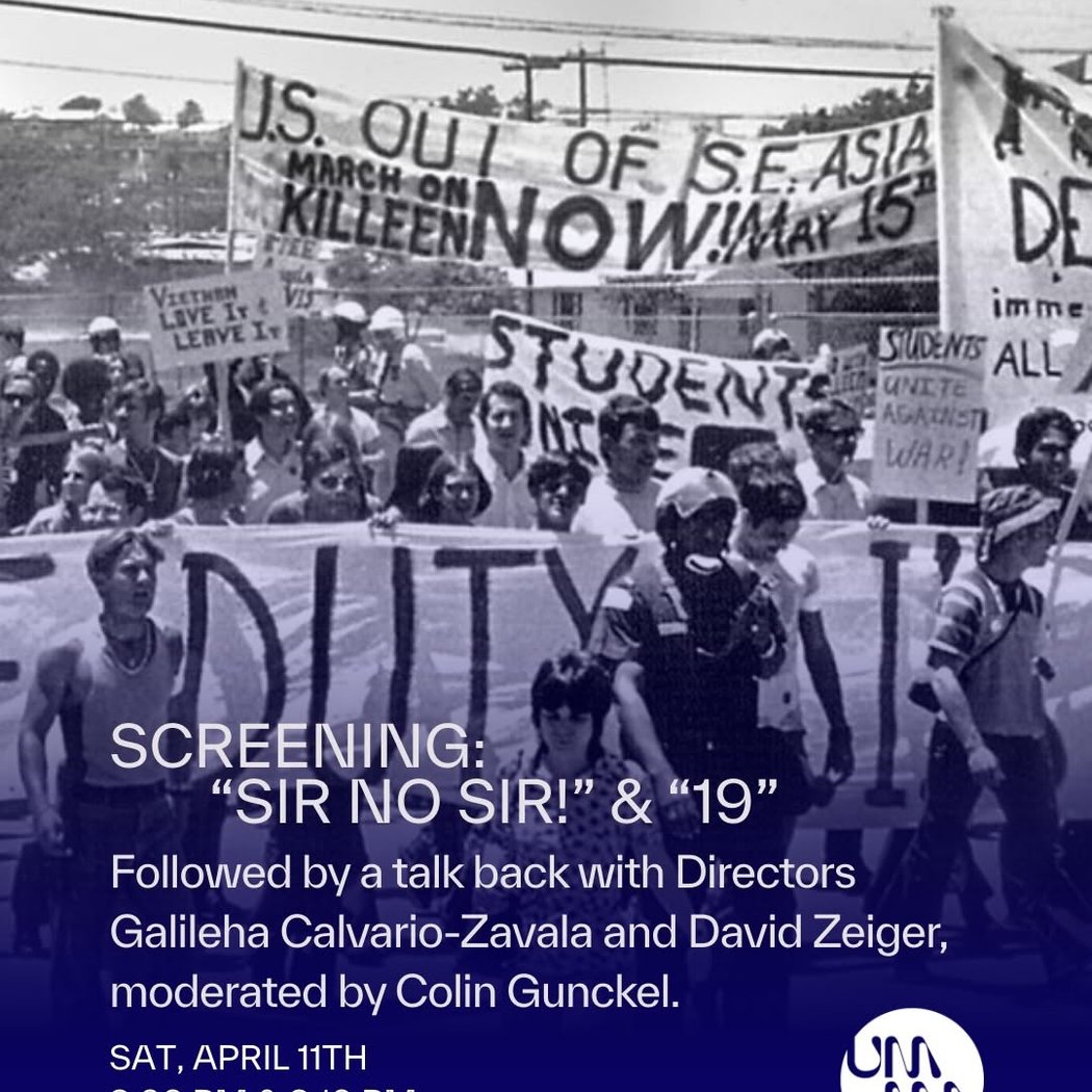 Film Sampler Series: “Sir! No Sir!” and “19” 1