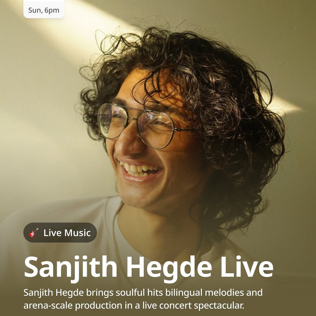 Sanjith Hegde Live 3