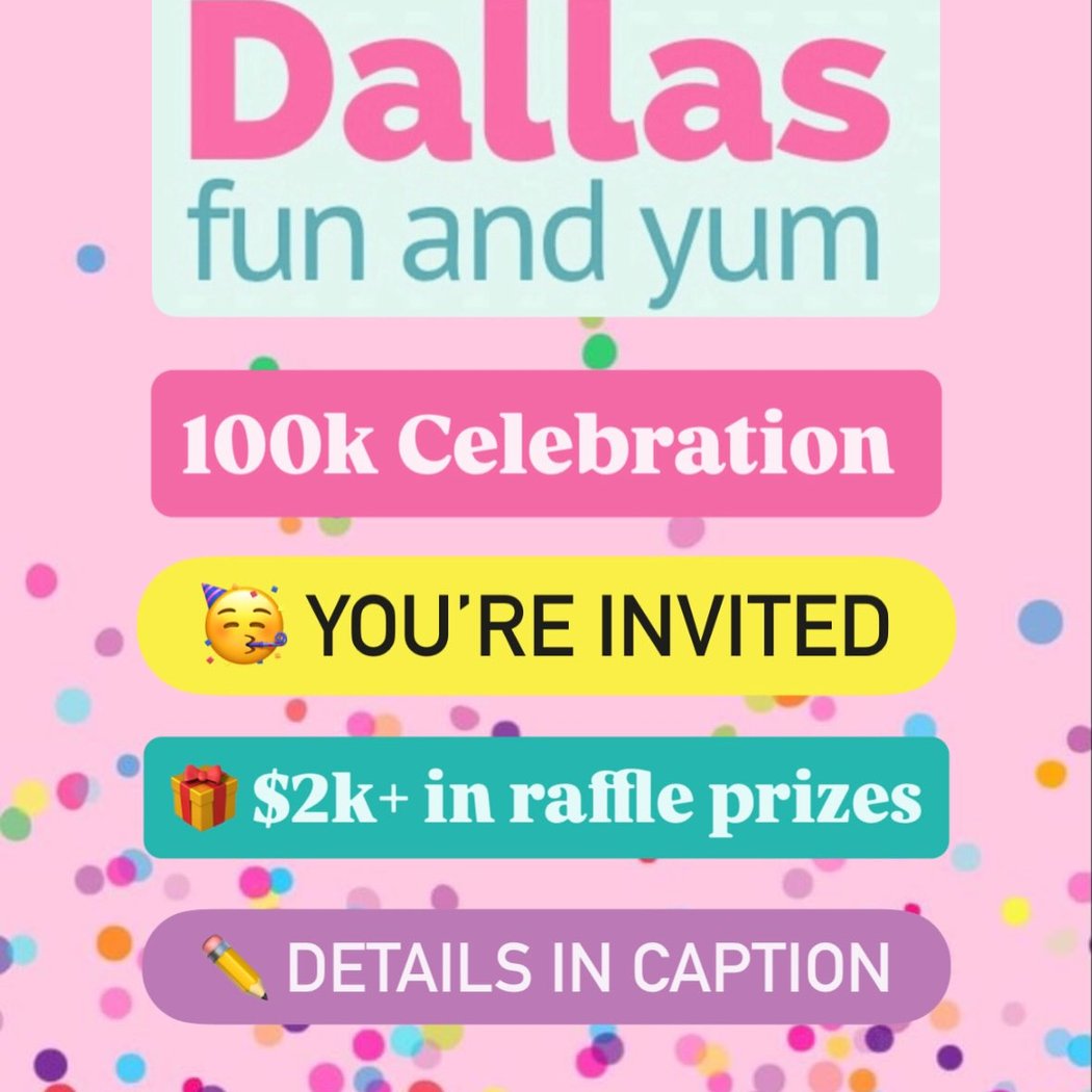 Dallas Fun & Yum 100k Community Meetup