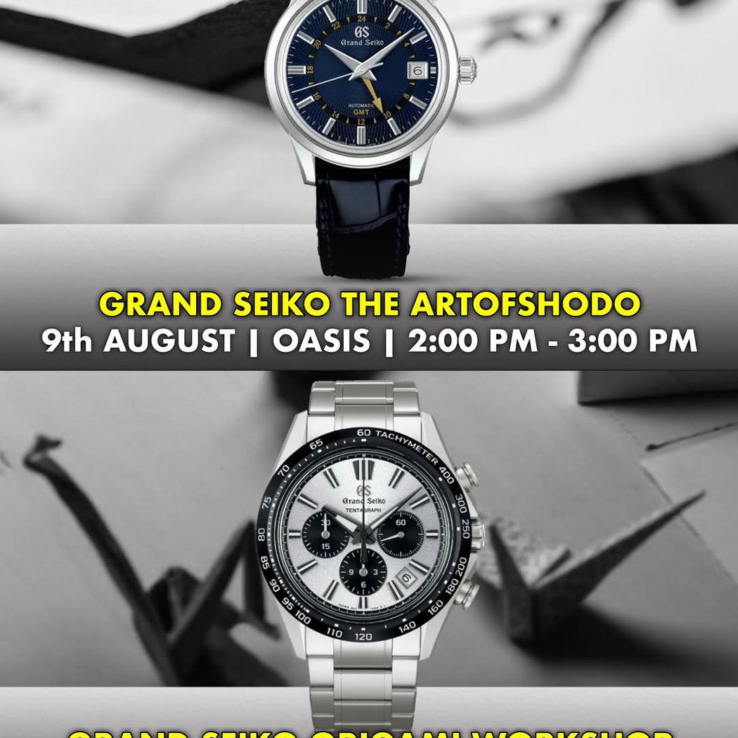 Grand Seiko Origami Workshop 1