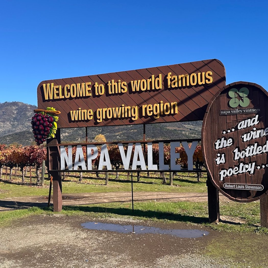 Welcome to Napa Valley Sign (North) 2