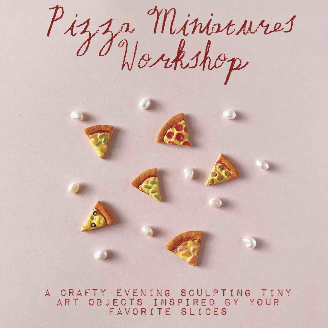 Mini Pizza Polymer Clay Workshop