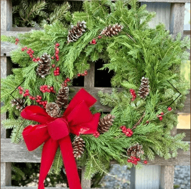 Holiday Wreath Workshop with Andrews Family Farm 1