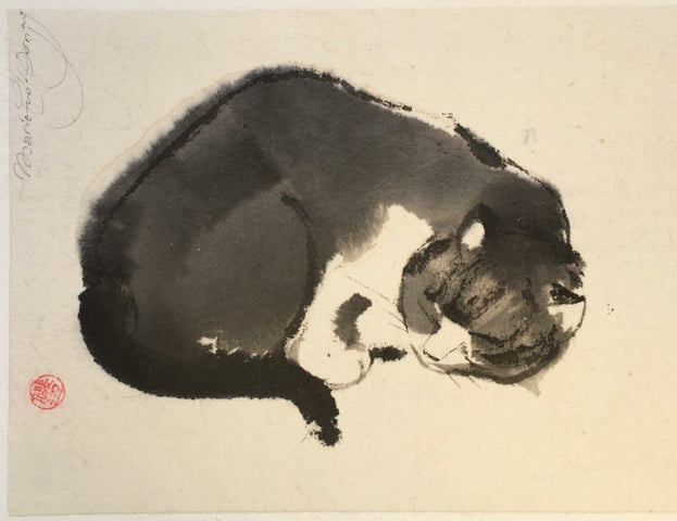 L’aquarelle japonaise sumi-e 1