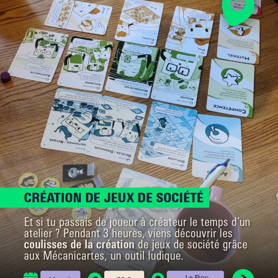 CRÉATION DE JEUX DE SOCIÉTÉ 1