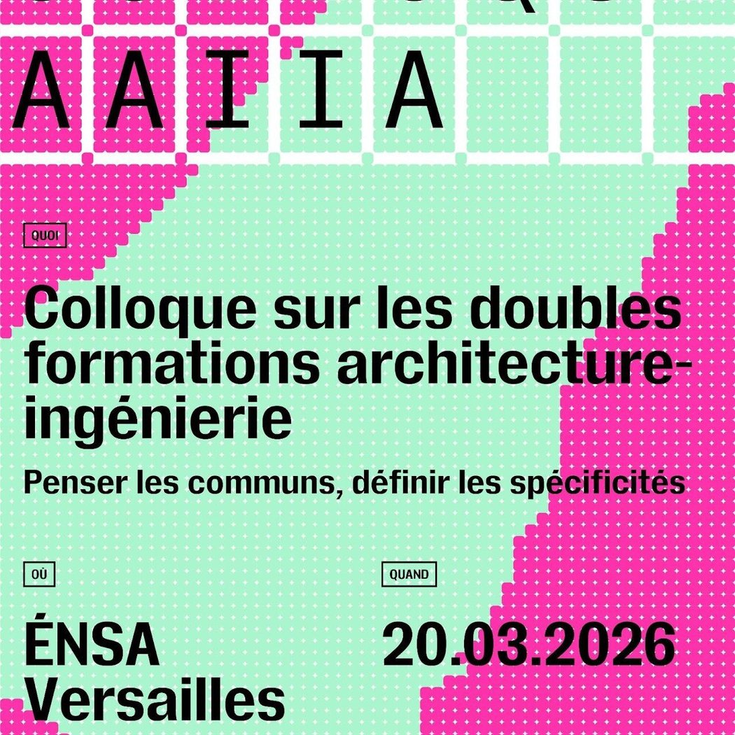 Colloque national des doubles formations architecture–ingénierie 1