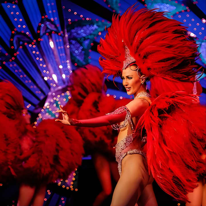 Moulin Rouge Dinner Show with Champagne and Drop Off 1