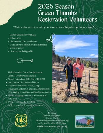 Green Thumbs Forest Restoration Workday 1