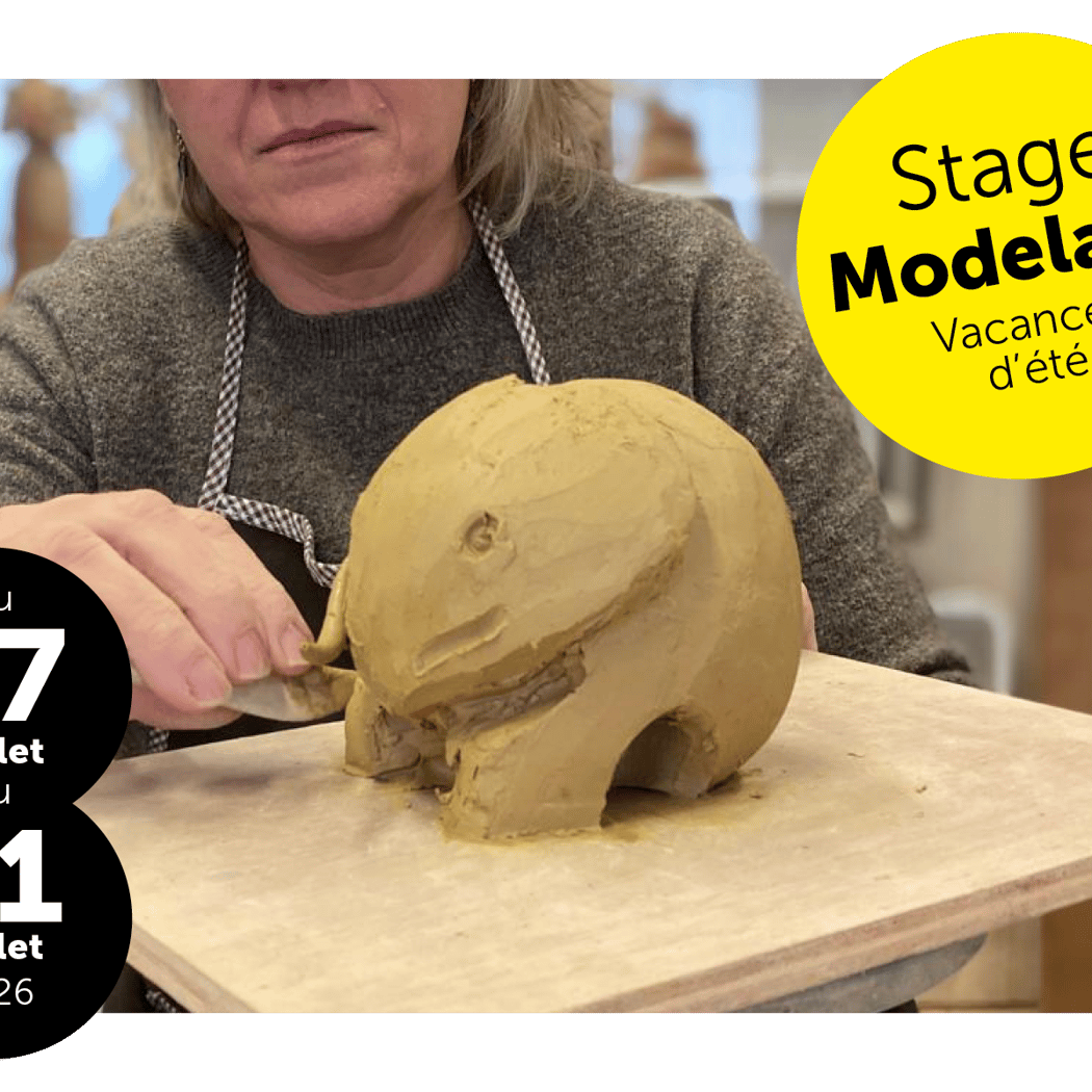 Stage Semaine Modelage/céramique, Vacances d’Été 1