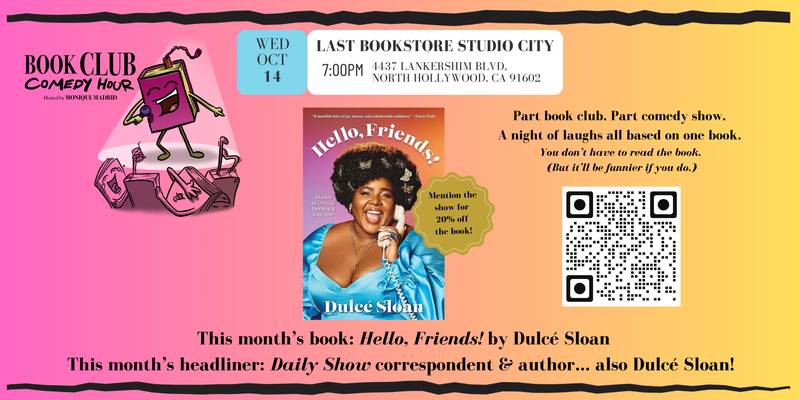 BOOK CLUB COMEDY HOUR feat. Hello Friends! by Dulcé Sloan