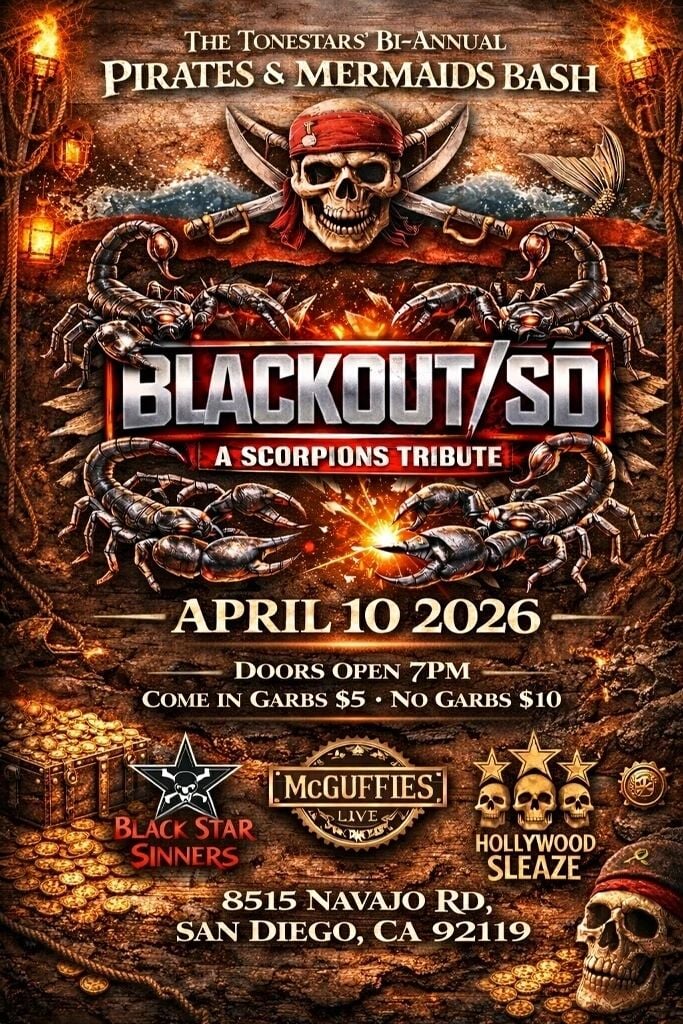 Black Star Sinners w/ Blackout & Hollywood Sleaze 1