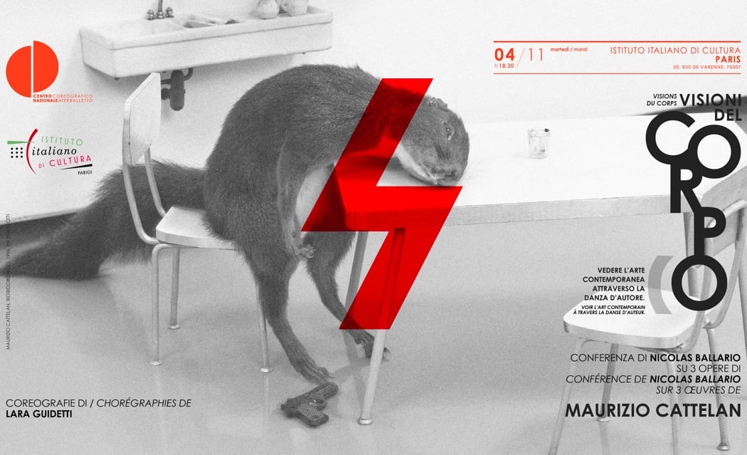 Art et Danse / Conférence – Performance / Visions du corps : Maurizio Cattelan 1