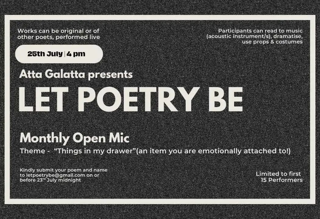 Let Poetry Be 1