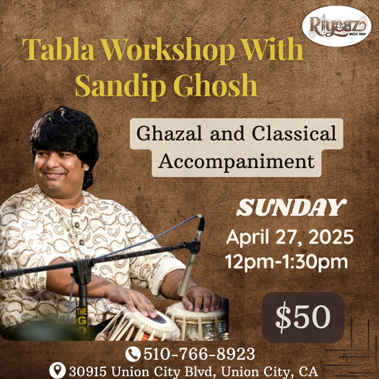 Tabla Workshop with Sandip Ghosh - Ghazal and Classical Accompaniment 1