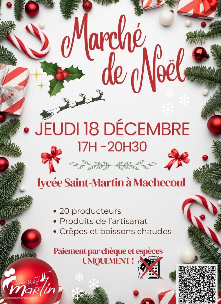 Marché de Noël LEP Saint Martin 1