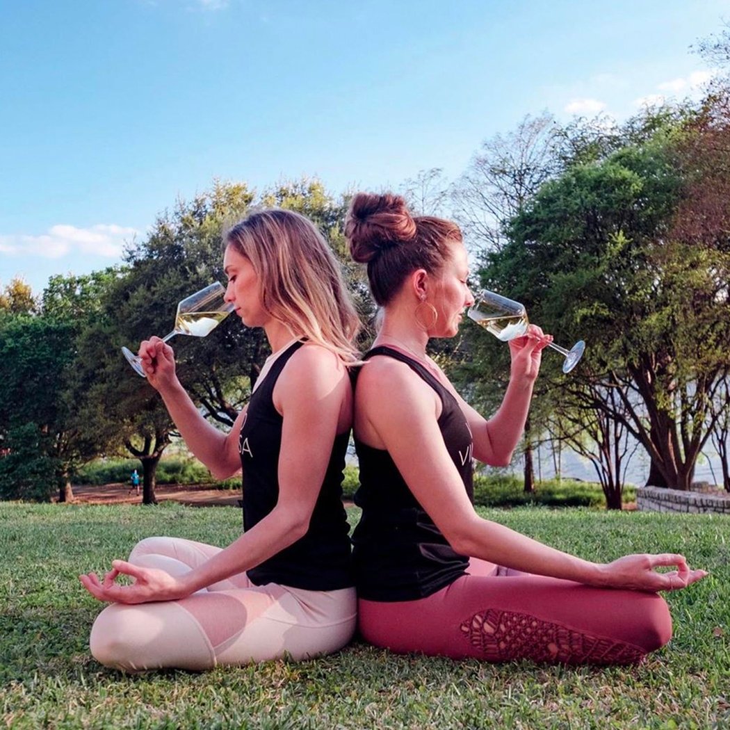 Yoga + Wine at Cória Estates 1