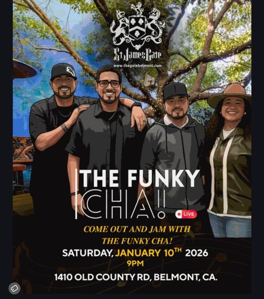 THE FUNKY CHA LIVE!!! REGGAE R&B FUNK POP 1