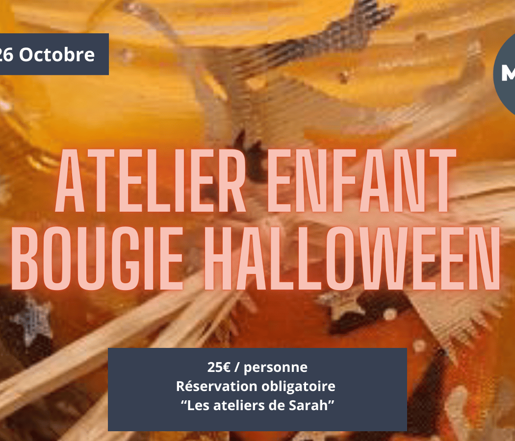 Atelier enfant bougie halloween 1