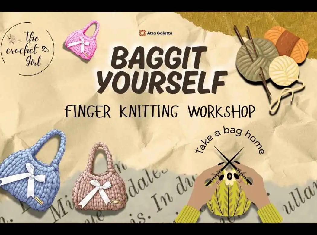 BaggIt Yourself: A Finger Knitting Workshop 1
