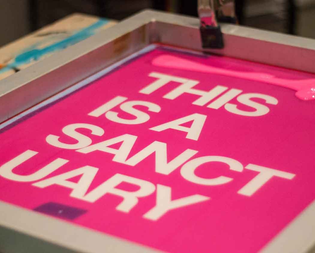 Free Art Workshop: Sanctuary City Print Shop 2