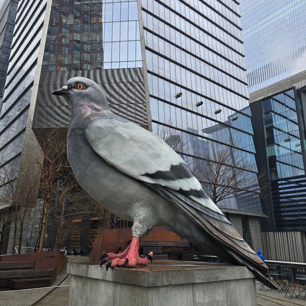 Pigeon Statue 2
