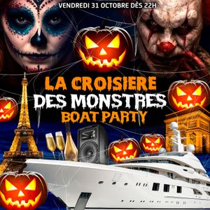 LA CROISIÈRE DES MONSTRES HALLOWEEN BOAT CLUB PARTY HANTÉ GEANTE 1