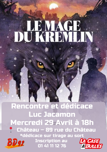 Rencontre et dédicace Luc Jacamon - Le Mage du Kremlin 1