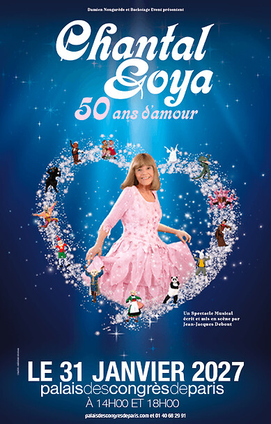 Chantal Goya - 50 Ans d'Amour ! - Tournee 1