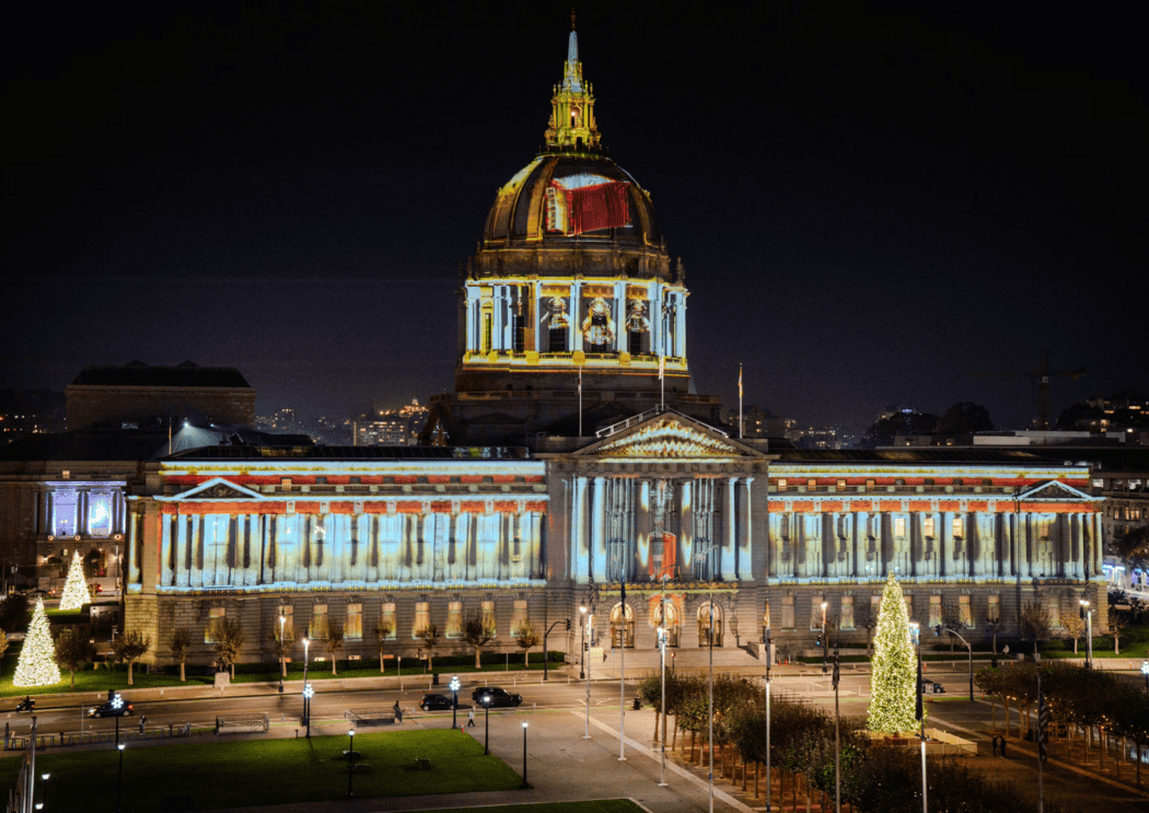 City Hall Winter Lights 4