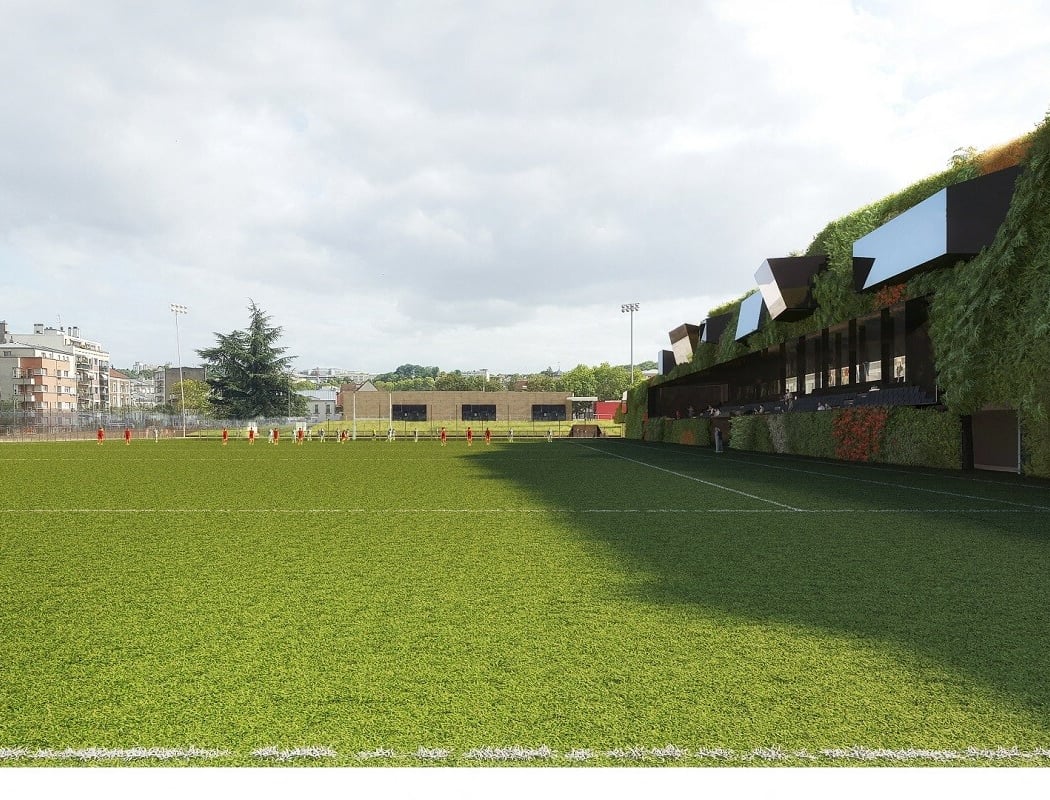 Inauguration of Stade Hunebelle 2