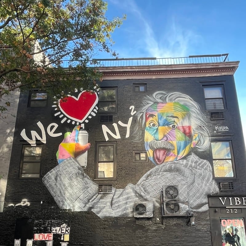 Mural de Albert Einstein 2