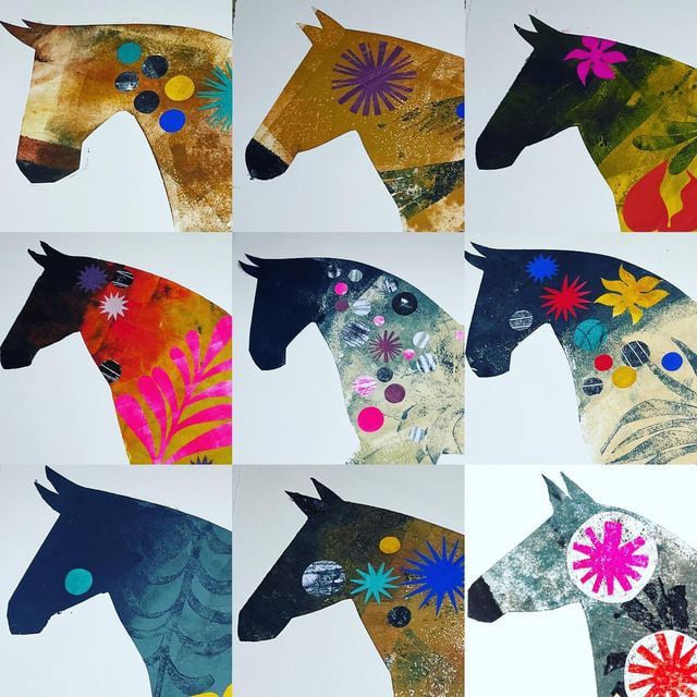 Year of the Horse: Mixed Media Workshop 1