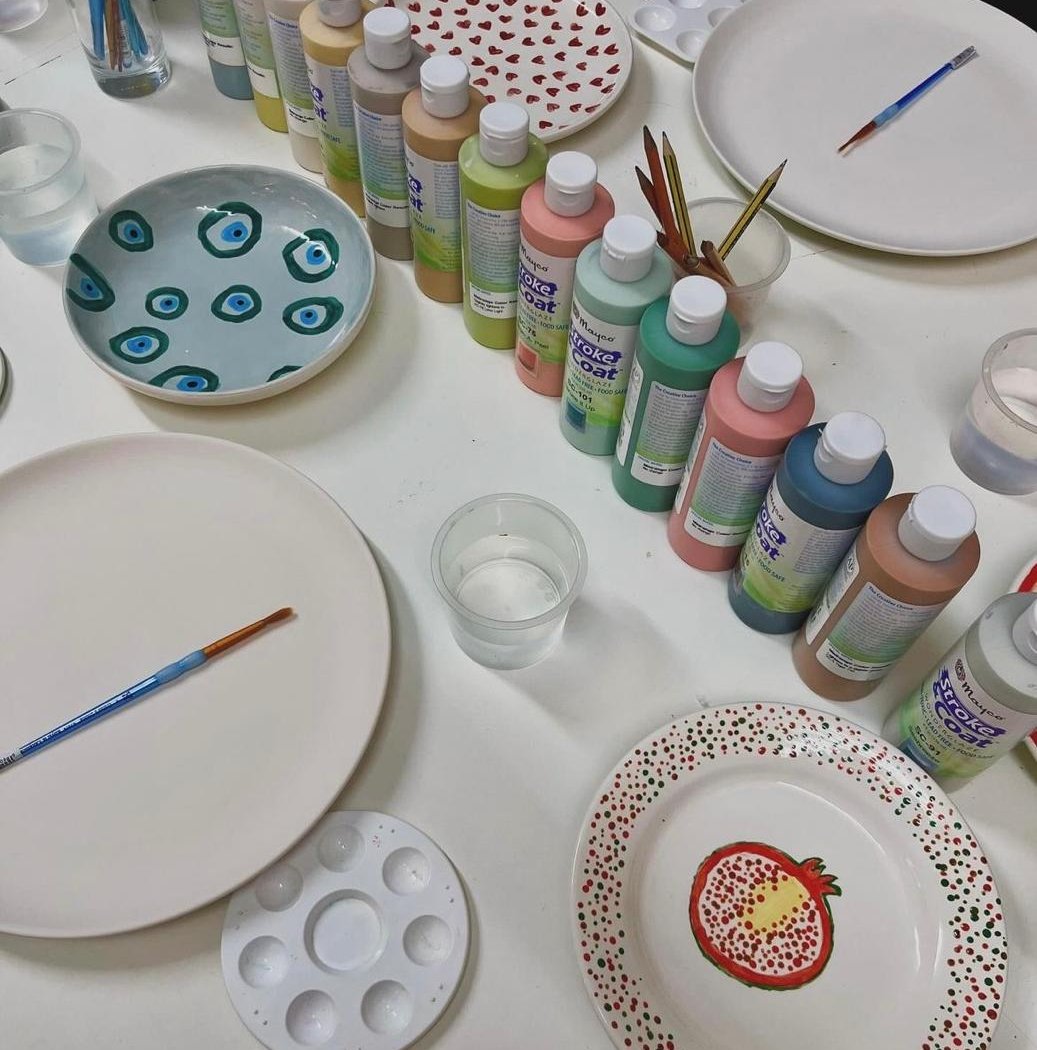 Peinture sur céramique 1
