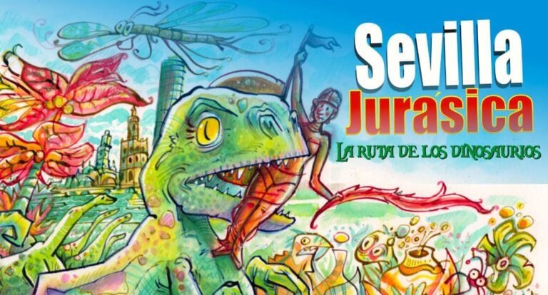 Sevilla Jurásica, la ruta de los dinosaurios con Pantalunáticos 1