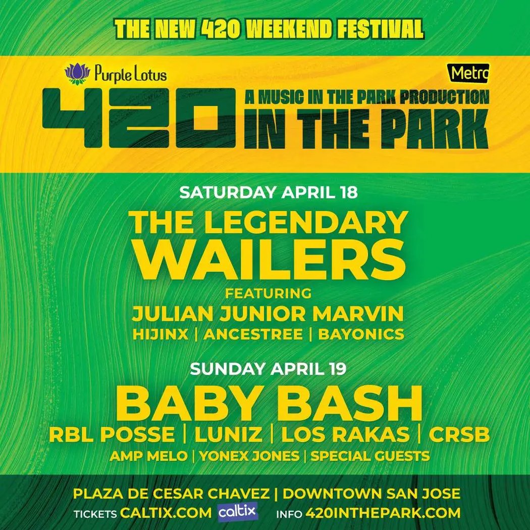 420 IN THE PARK with THE LEGENDARY WAILERS 1