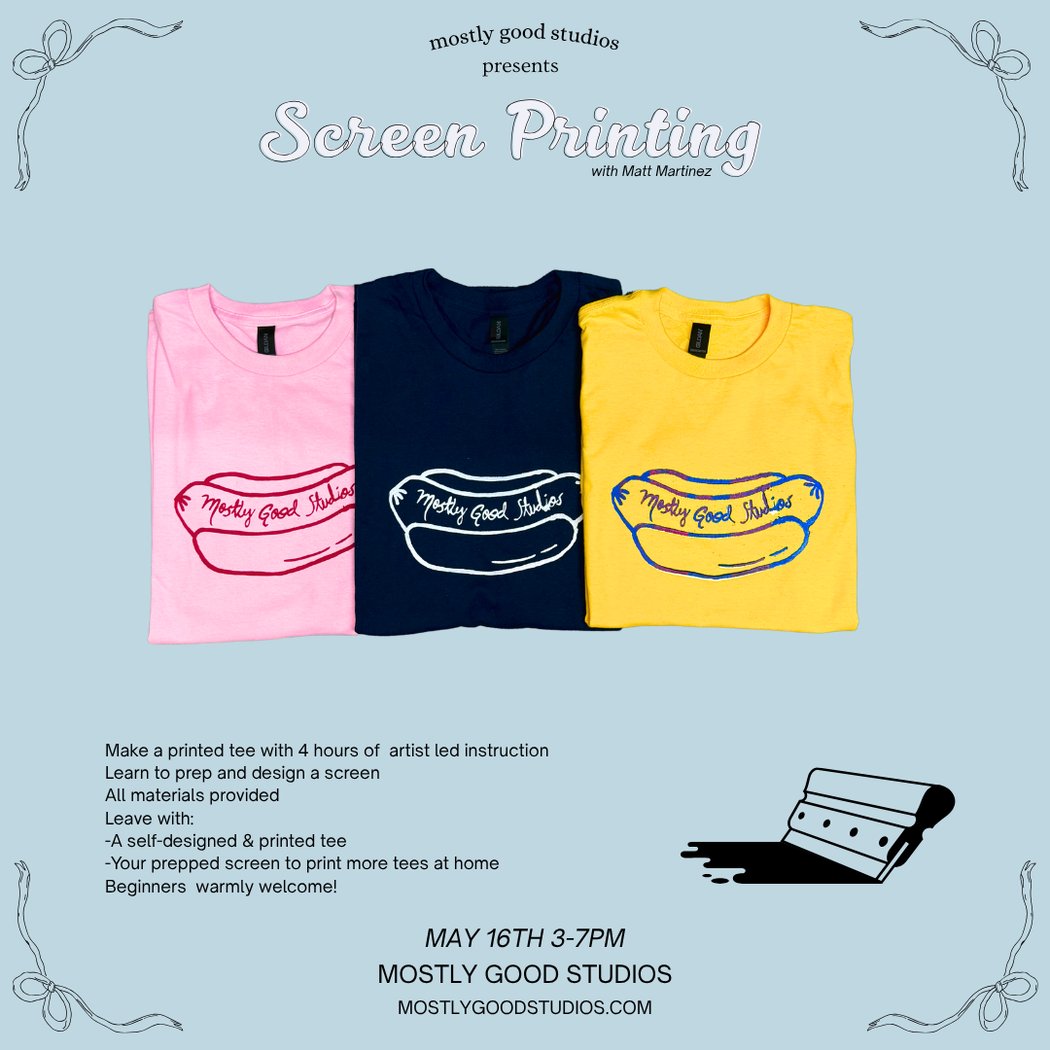 Screen Printing Workshop 1