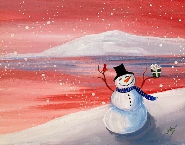 Joyful Snowman 1