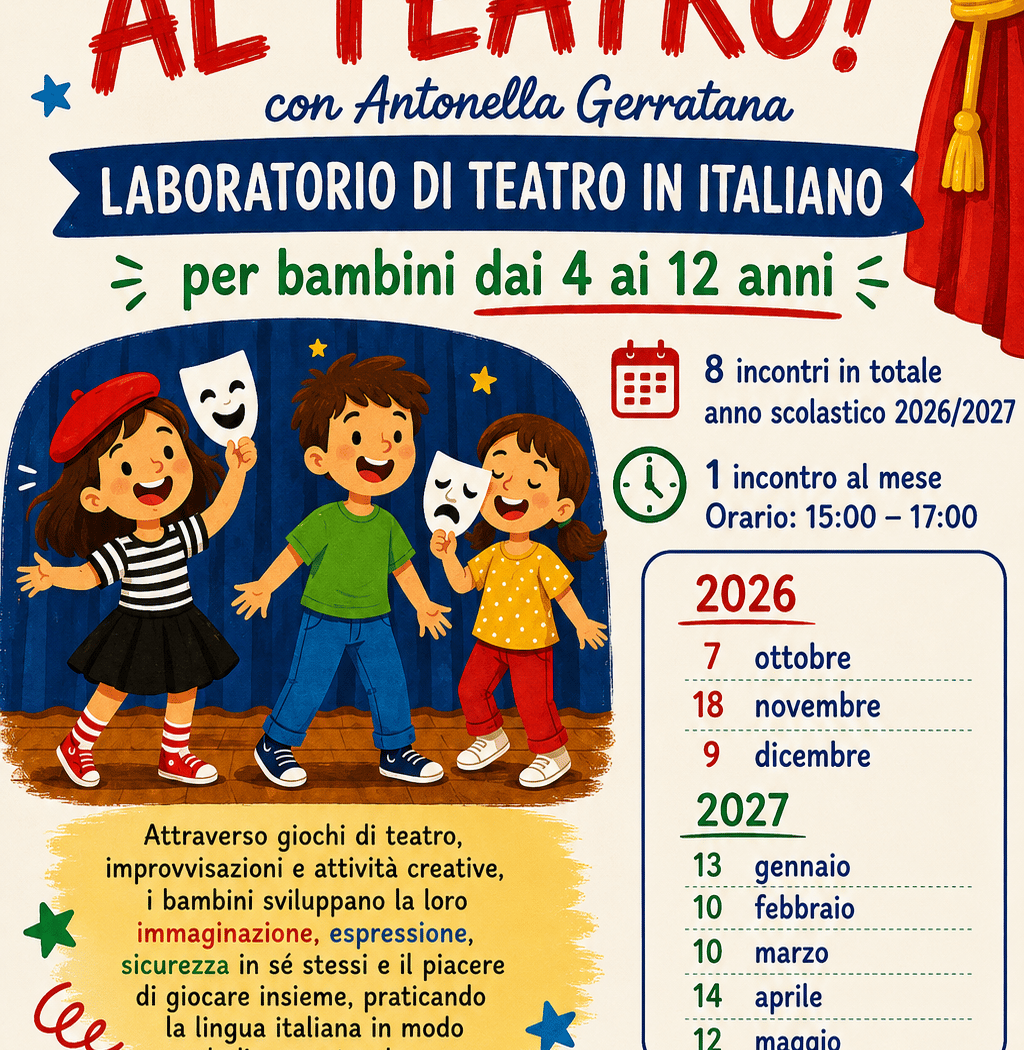 ATELIER BAMBINI – GIOCHIAMO AL TEATRO