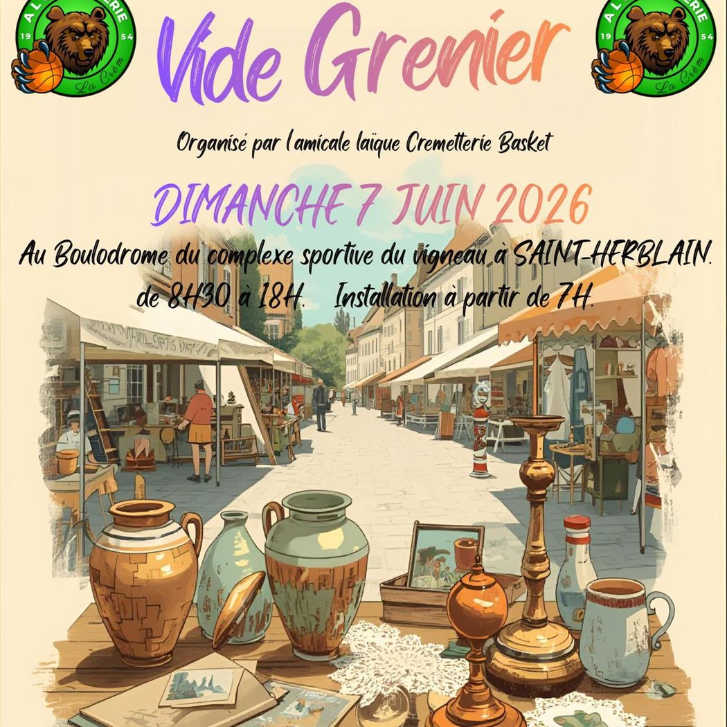 Vide Grenier - A.L. Cremetterie Basket 1