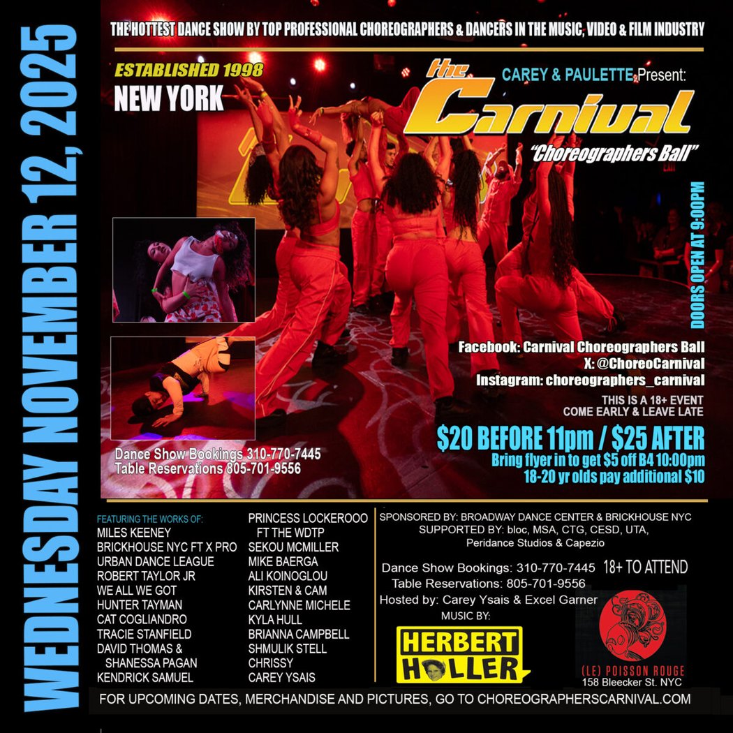 The Choreographer’s Carnival NYC 1