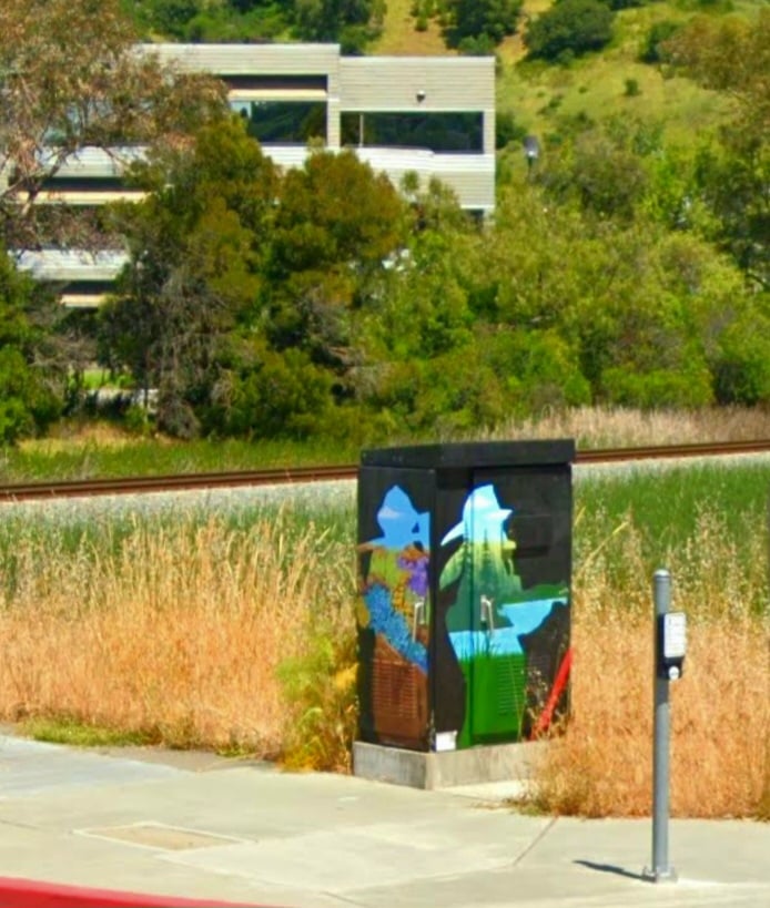 Utility Box Art Project Civic Ctr & McInnis Pkwy 2