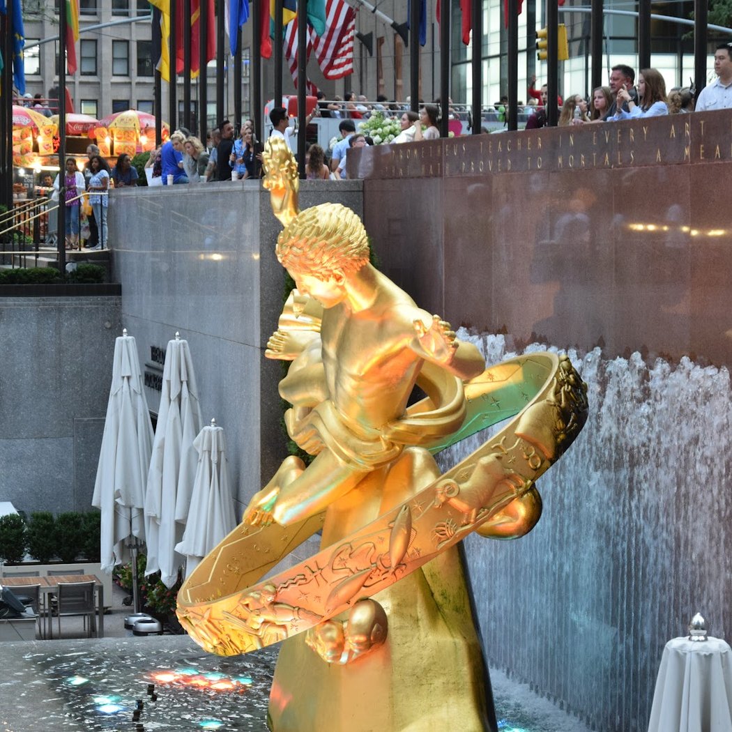 Ice Skating in Rockefeller Plaza 5